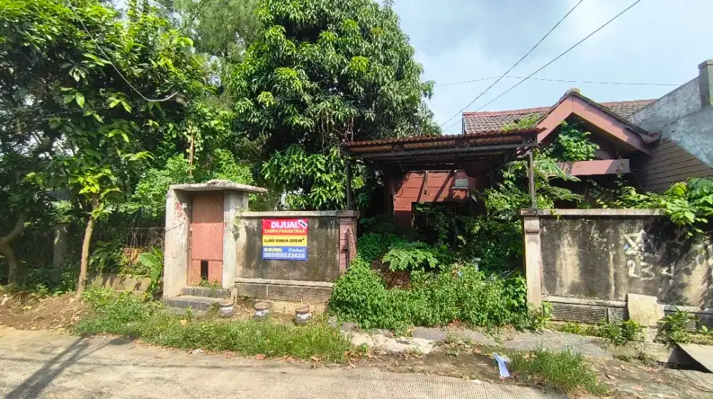 JUAL CEPAT Tanah Hook SHM 209 m² | Villa Nusa Indah 2, Jatiasih | NEGO