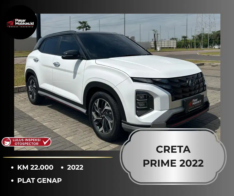 HYUNDAI CRETA PRIME 2022 AT MATIC GENAP