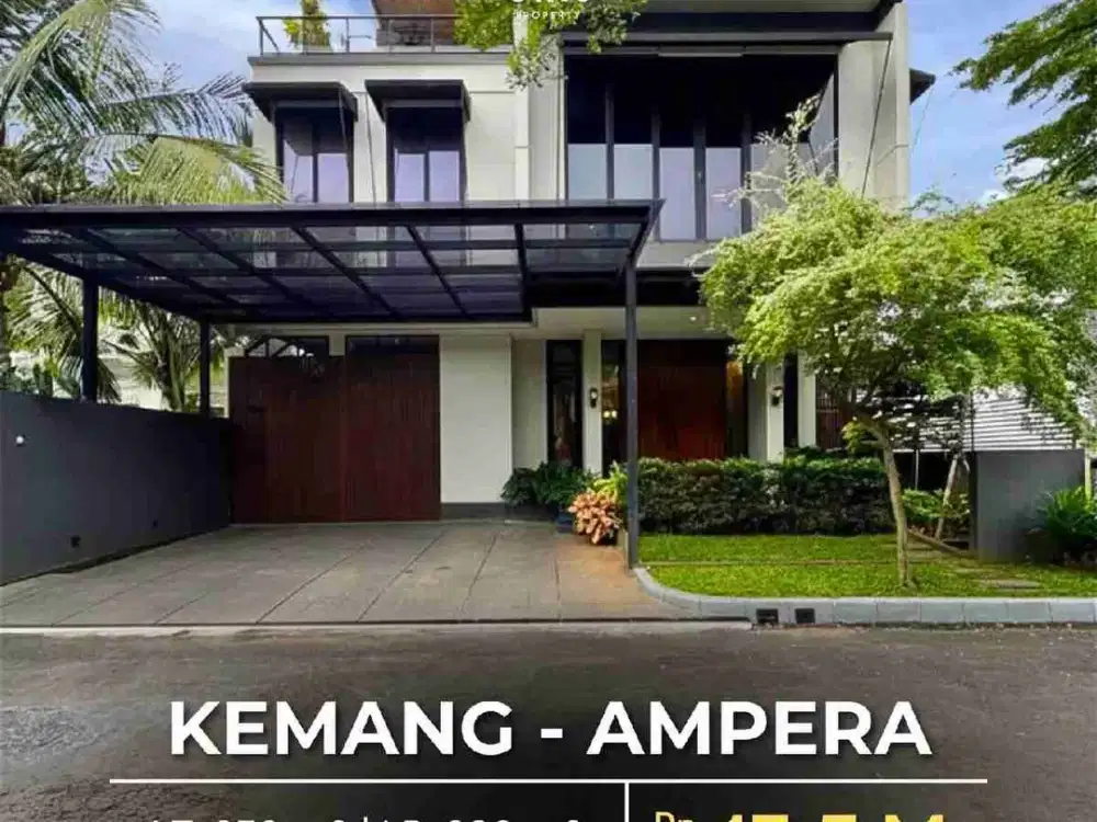 DALAM CLUSTER
SEMI FURNISHED di KEMANG AMPERA JAKARTA SELATAN