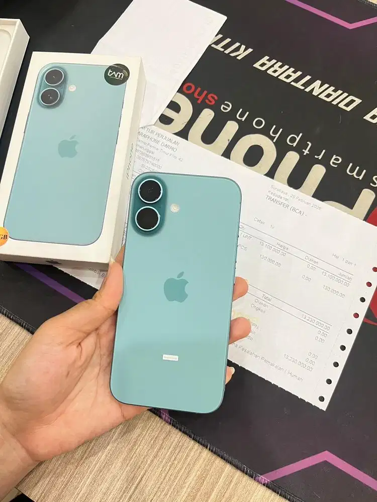 Iphone 16 teal 128