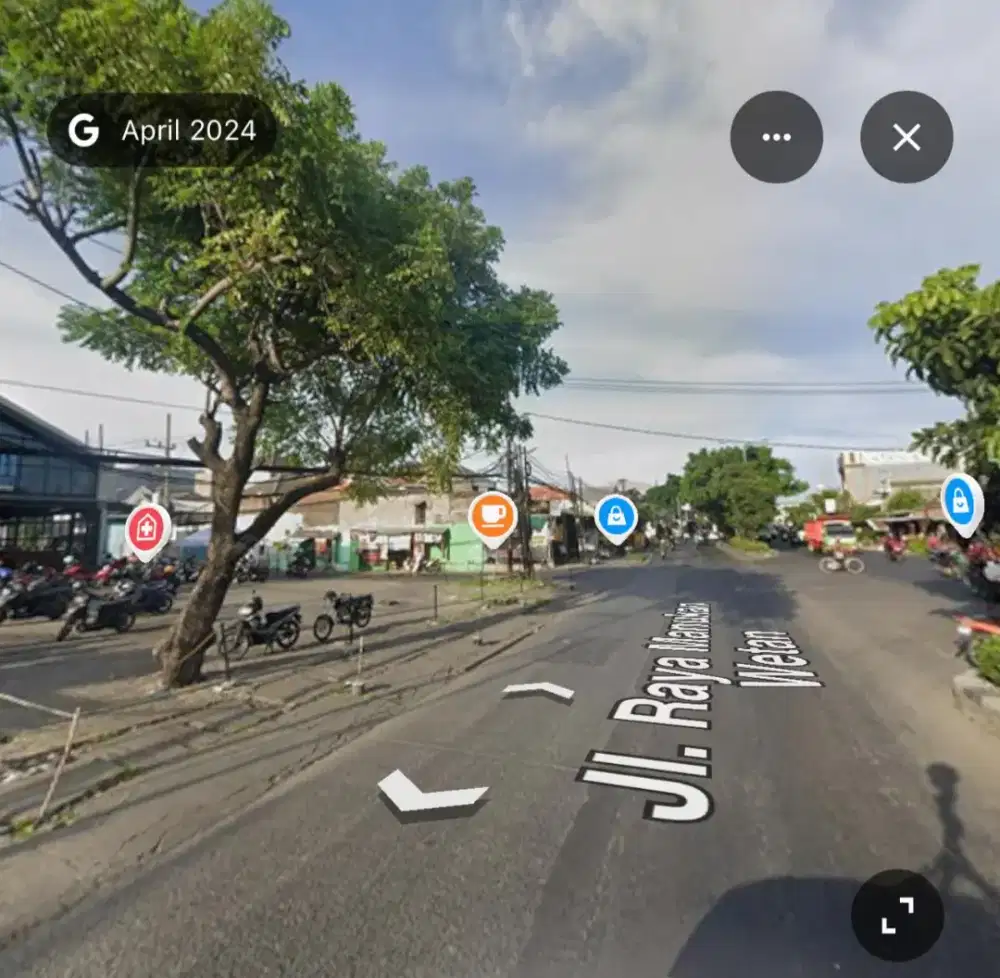 Dijual Komersial Raya Manukan Wetan SHM LT 2100 Jalan Utama