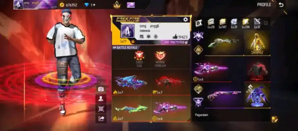 Akun Ff murah dan terpercaya