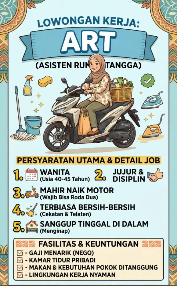 DIBUTUHKAN SEGERA