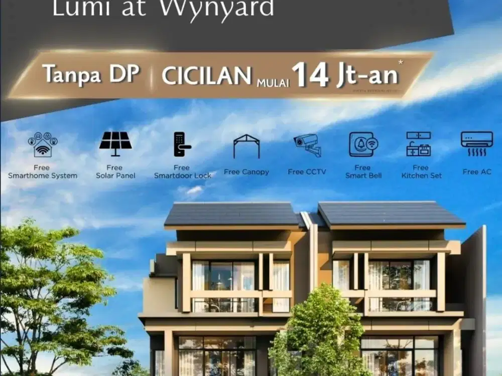 WYNYARD AT HIERA BSD CITY akses langsung stasiun KRL rumah mewah tanpa dp by sinarmasland
