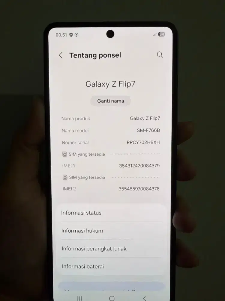 SAMSUNG FLIP 7 256GB