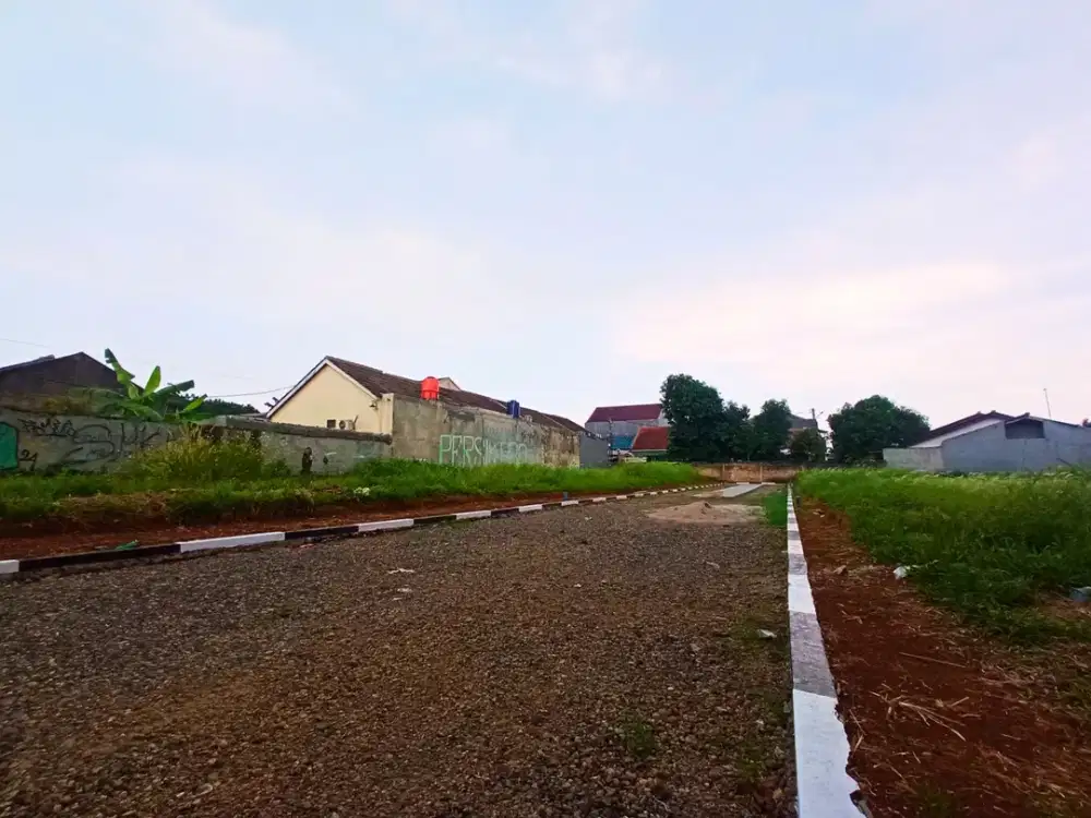 Tanah 2 Jt-an Siap Bangun Hunian Dekat Stasiun Cilebut, SHM per Unit