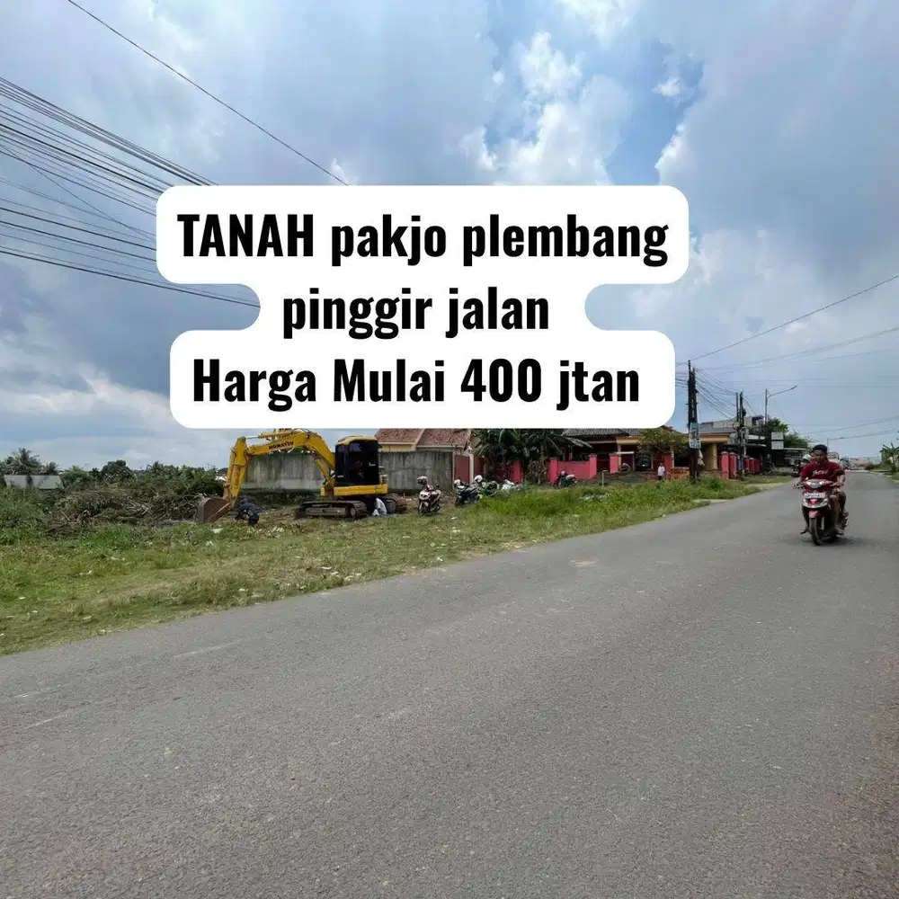 tanah pinggir jalan pakjo palembang