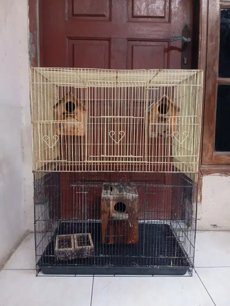 Kandang Kotak 2 susun+glodok