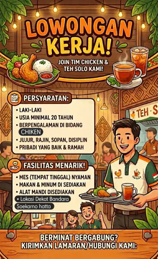 LOKER  CHIKEN DAN TEH SOLO