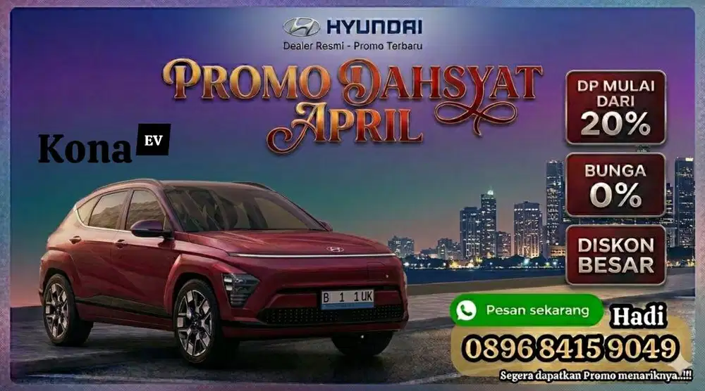 [Mobil Baru] promo kona ev N-line style prime reguler signature kredit