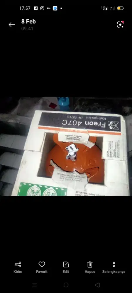 Freon R407c segel dus