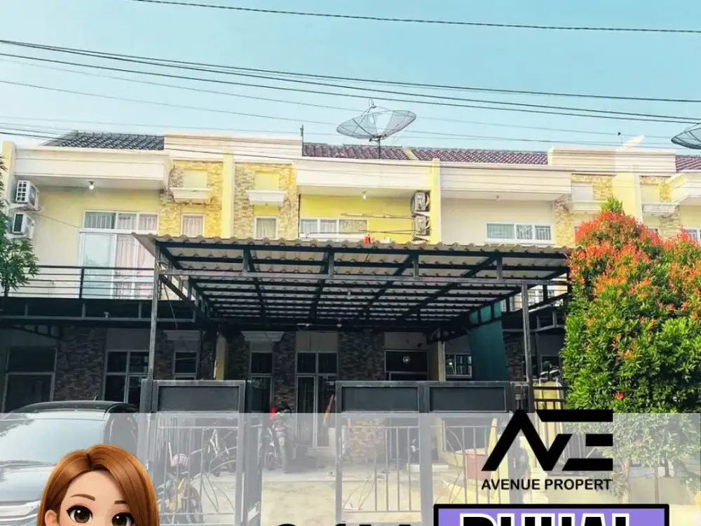 MURAH RUMAH TAMAN SURYA 5 FURNISH HADAP UTARA UKR 5X18,5 MTR