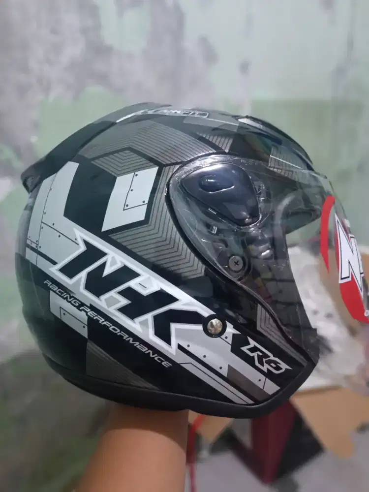 Helm half face NHK R6