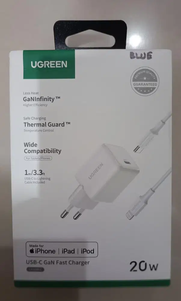 Charger UGREEN original full set garansi 2thn