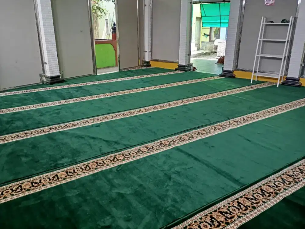 Karpet Masjid Hijau polos Grand Platinum