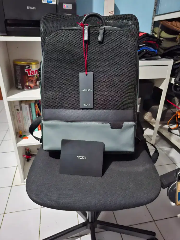 TUMI Tas Ransel Harrison William Backpack Dark Nevado Grey - Original