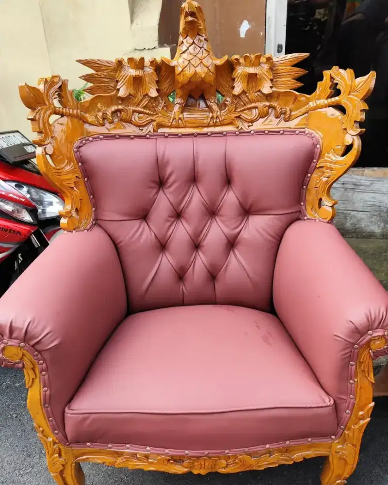Sofa reparasi ganti kain dan kulit jok