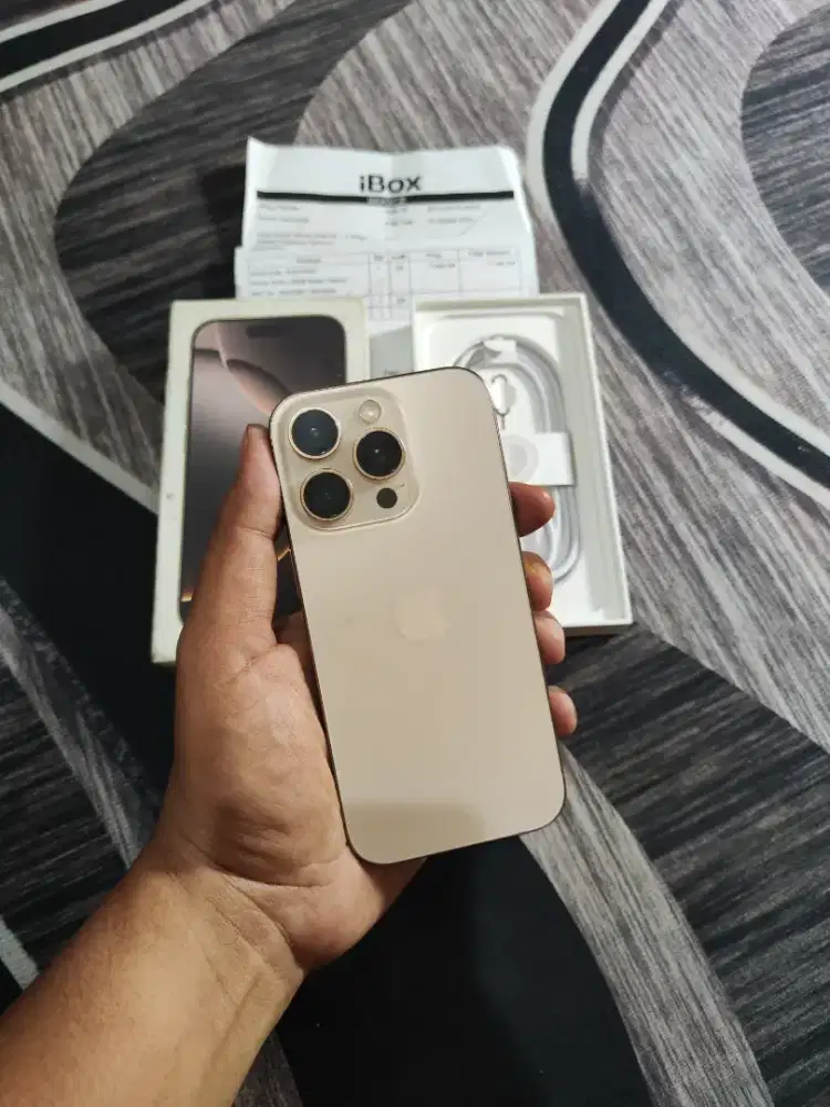 Iphone 16 pro 128gb ibox garansi on oktober 2026 fullset