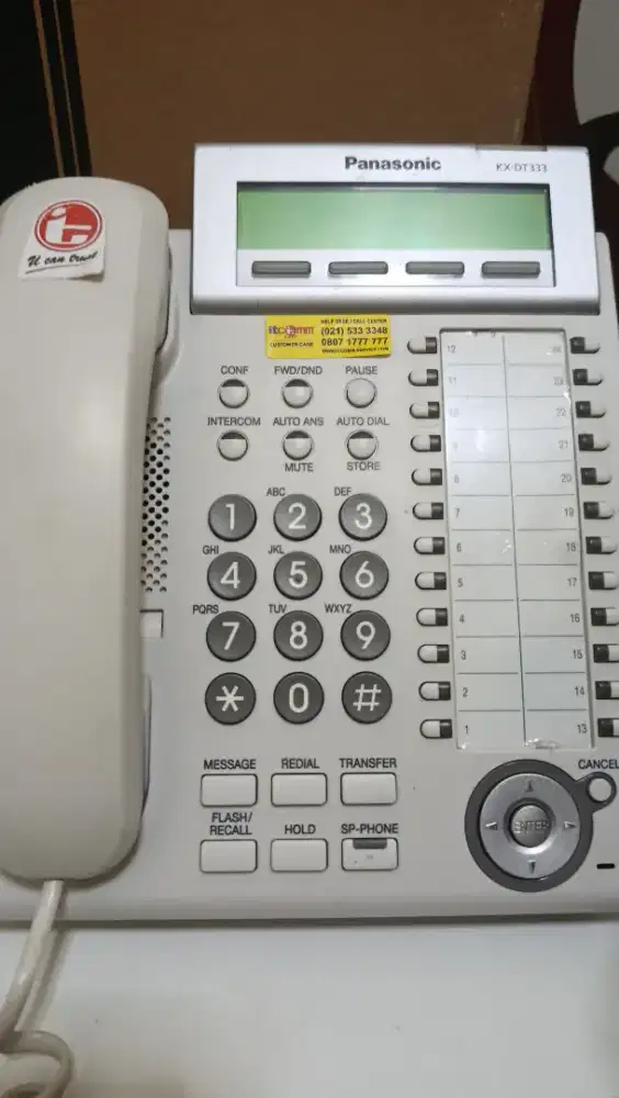 Panasonic telpon kantor mulus