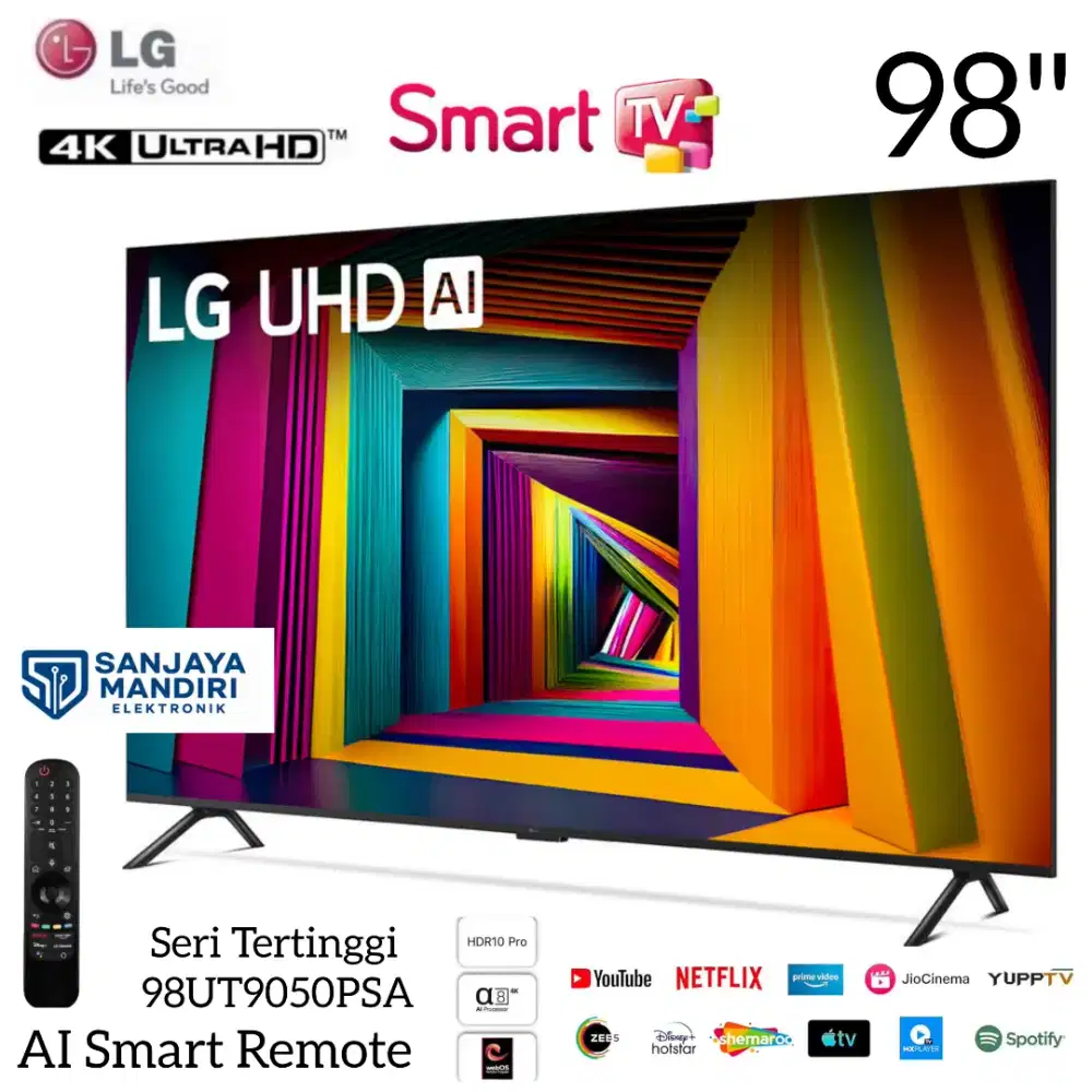 LG 4K UHD 98 Inch Smart TV 98UT9050PSA HDR10 Magic Remote 120 HZ