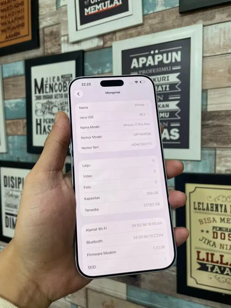 iphone 17 pm 256 ibox silver titanium