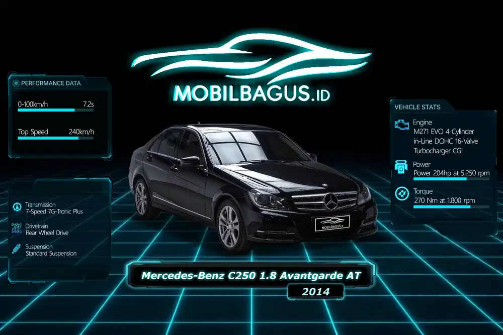 [VERYLOW KM!!!] Mercy C200 1.8 CGI Avantgarde Metik 2014 NoPol Ganjil