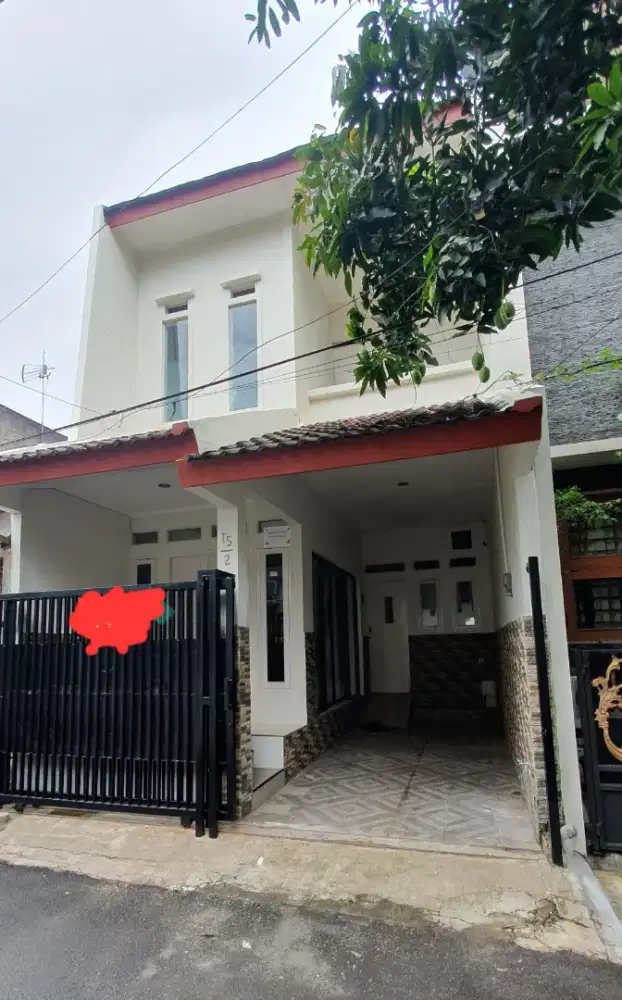 Rumah minimalis cantik 2lt siap pakai 3 KT 2 KM aman dan bebas banjir