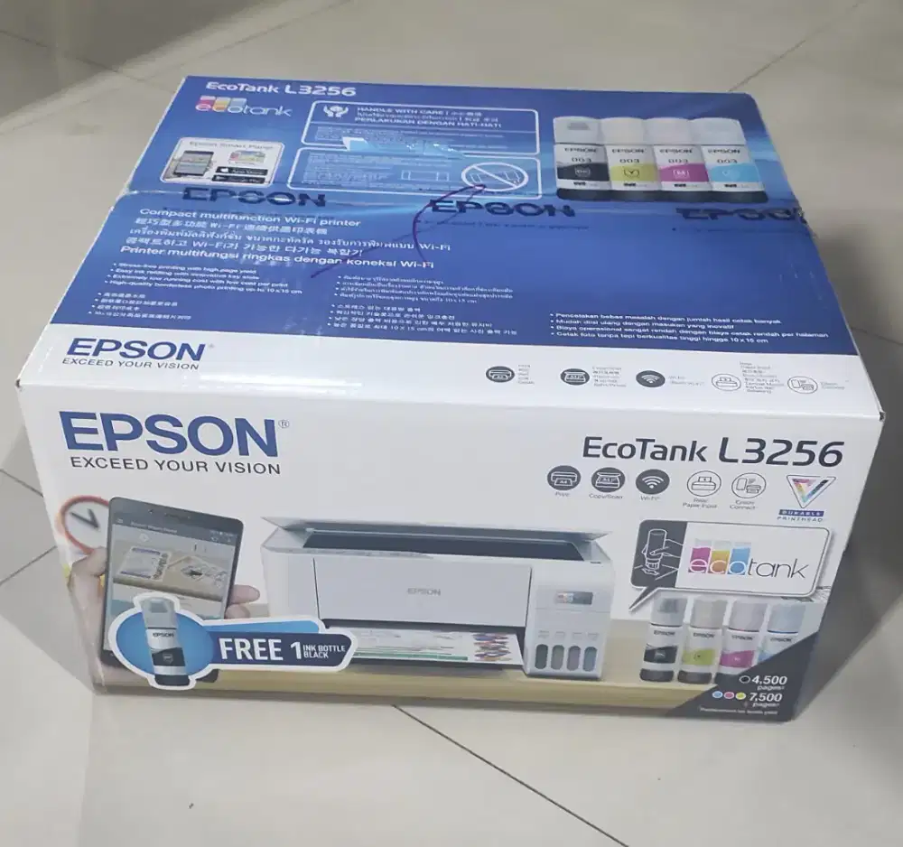 DUS BARU untuk Printer Epson seri L3256 L3250 Wifi