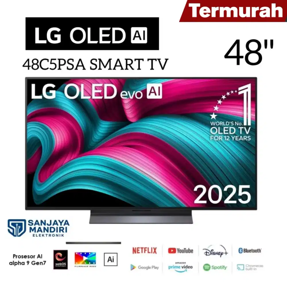 LG OLED 48C5 EVO Smart TV 48 Inch Dolby Atmos 144 Hz Garansi Resmi