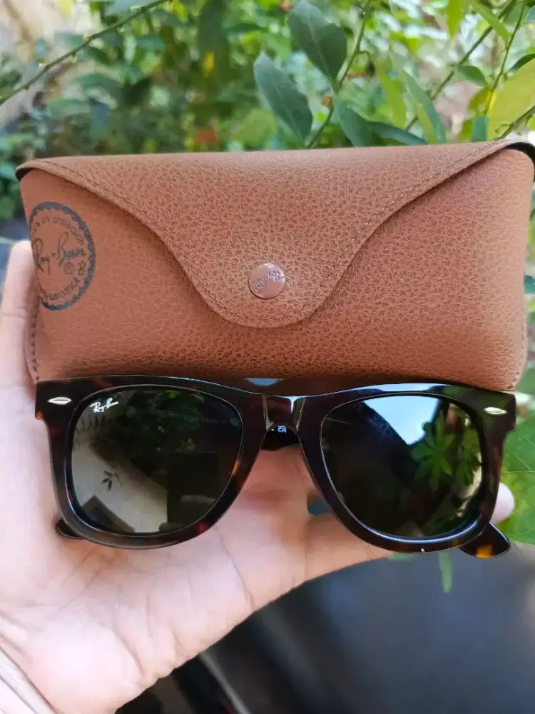 Ray-Ban Wayfarer Turtoise Size52 Original 100% fullset Barang langka