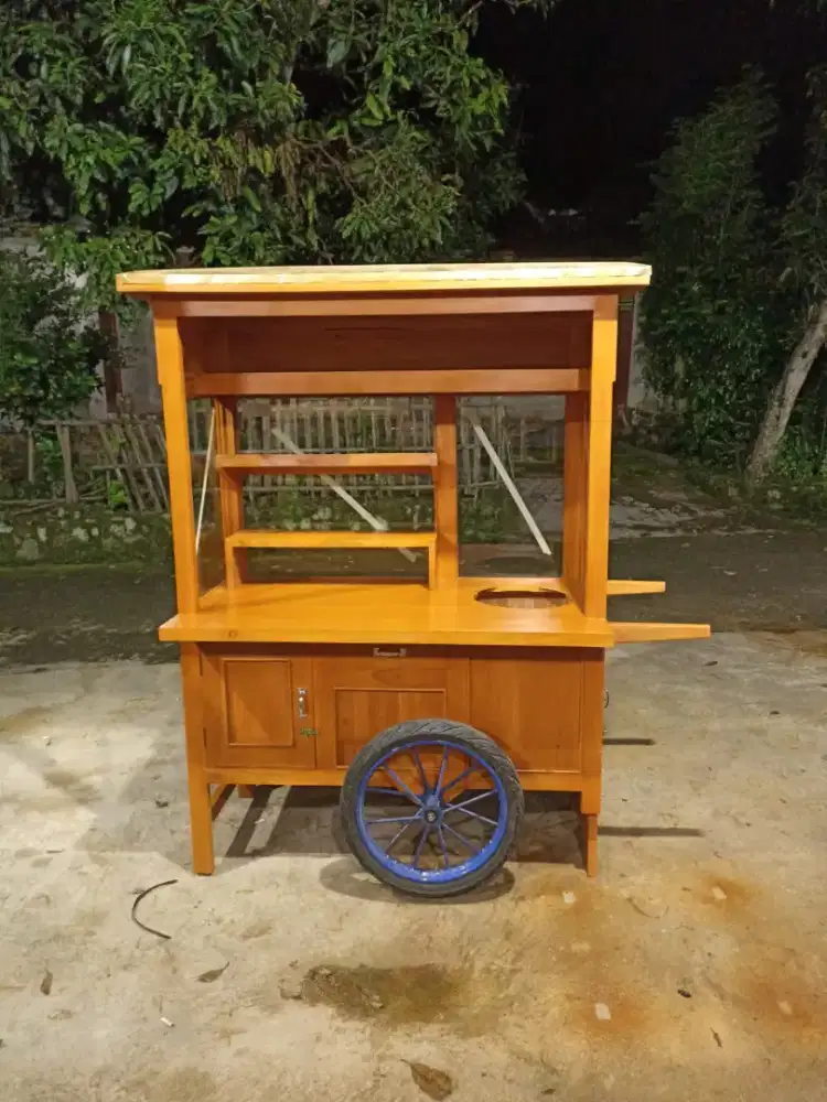 Jual Gerobak Angkringan, Bakso, Mie Ayam, Bubur, Sate, Soto, Pecel dll