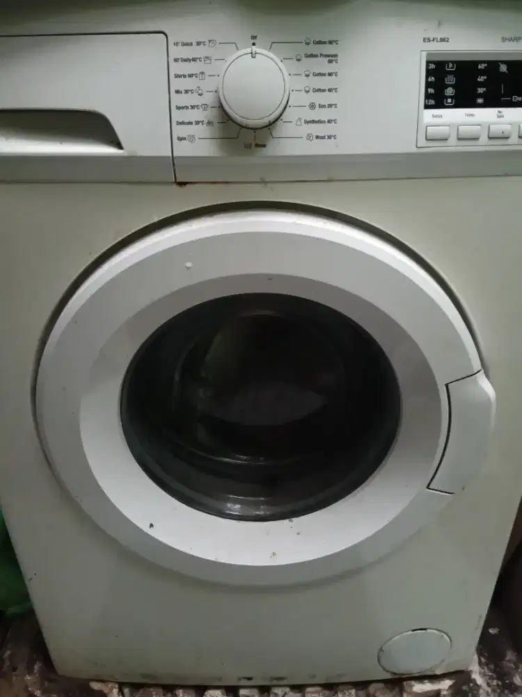 Mesin cuci front loading Sharp