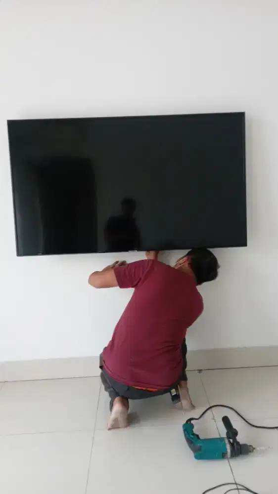 Braket +pasang atau jasa pasang terima rapih breket bracket led tv