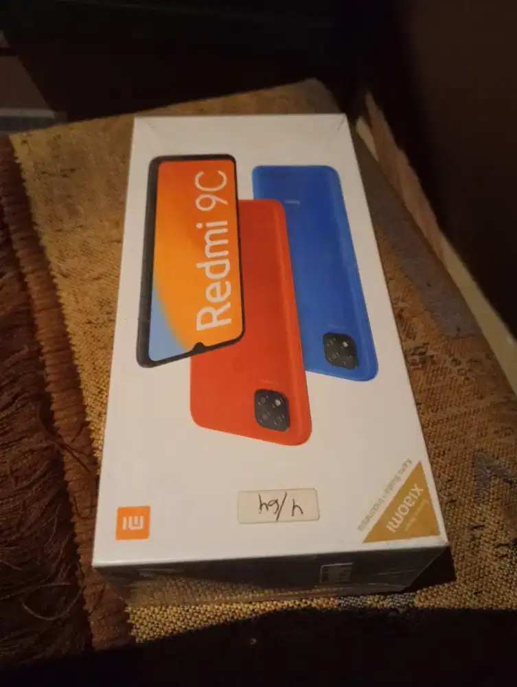 hp redmi 9c stack logo mesin ori segel