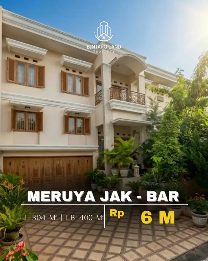 Dijual Rumah siap huni lokasi strategis di Meruya Jakarta Barat