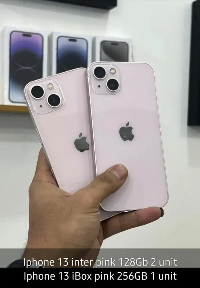 IPHONE INTER pink 128 2unit