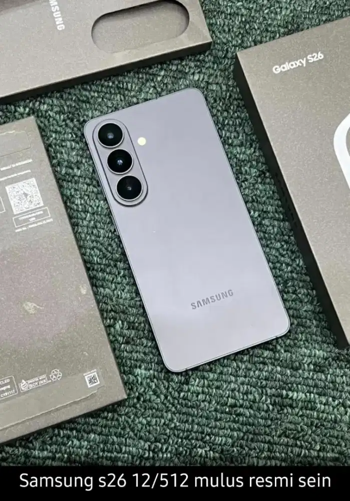 SAMSUNG S26 12/512 Mulus resmi sein