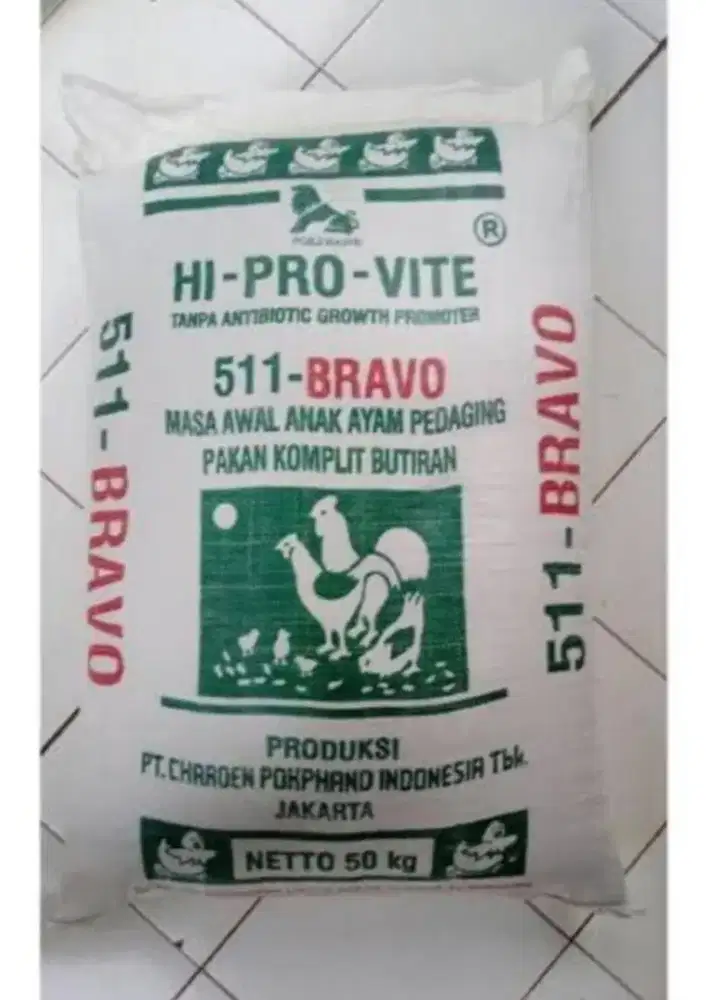 Pakan ayam 511 Bravo 1kg