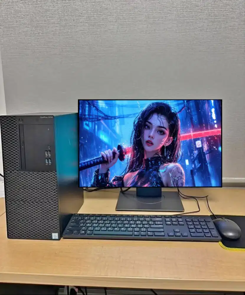 PC GAMING FULSET + LCD + RAM 8 GB + VGA 1 GB + HD 500 GB + GAMES APP