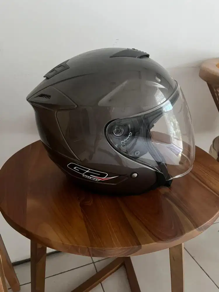 Helm motor G2 coklat