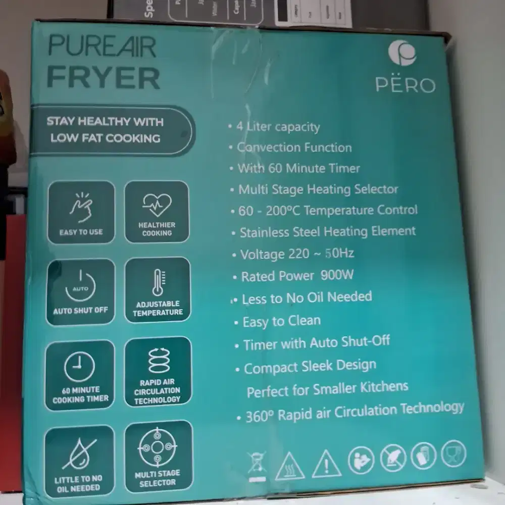 Dijual pero pureair fryer baru