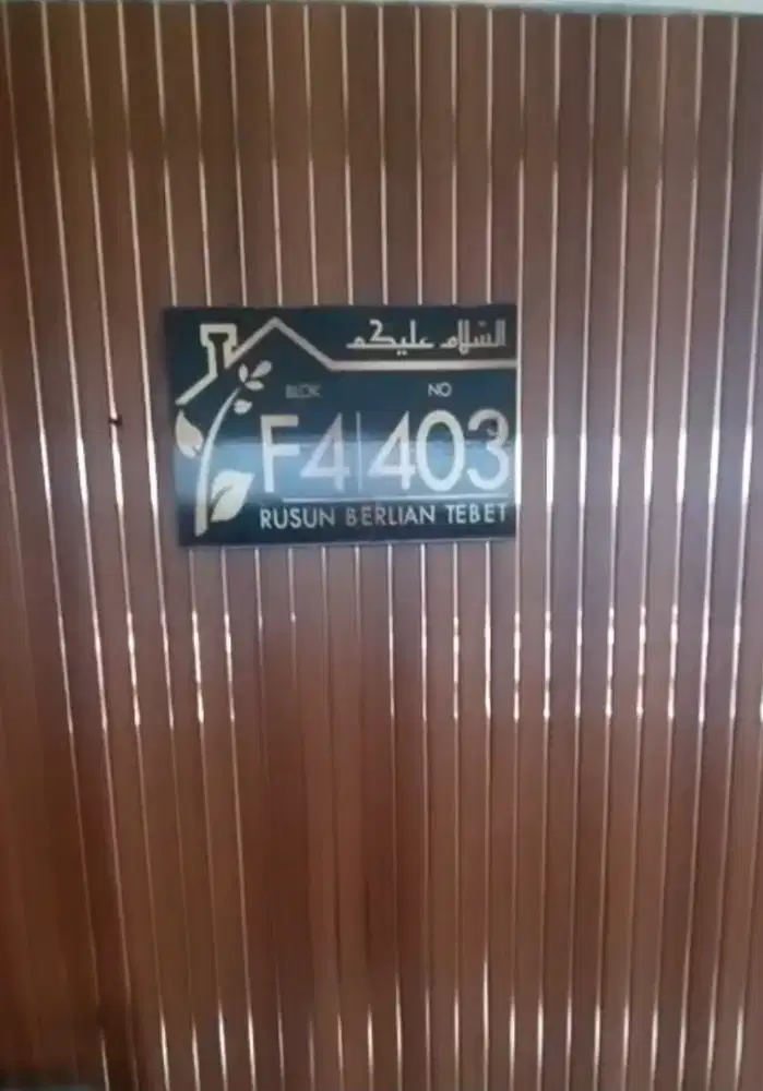 DIJUAL ATAU DISEWAKAN UNIT RUSUN BERLIAN TEBET