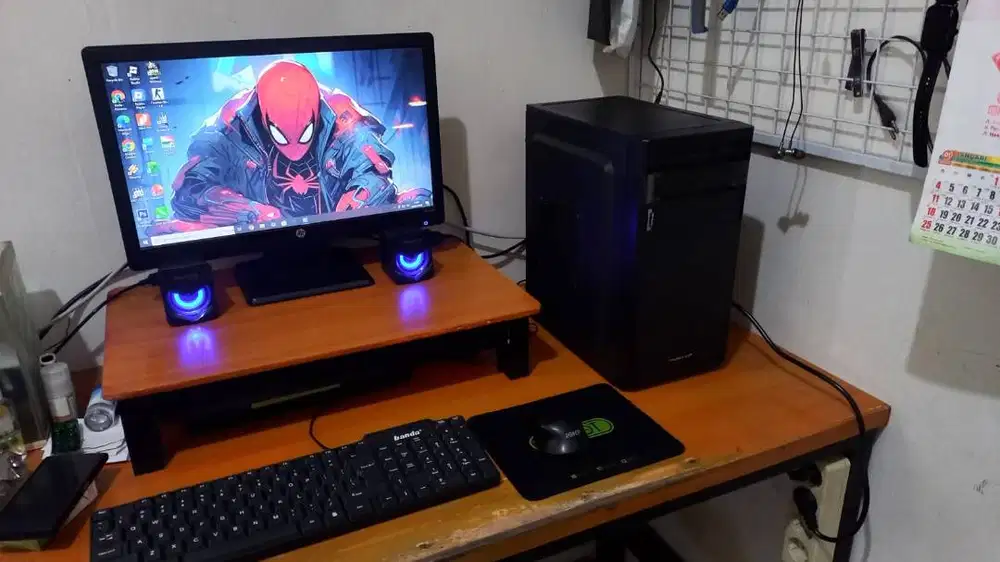 PC Rakitan Intel gen 4th fullset ccok utk usaha pengetikan percetakan