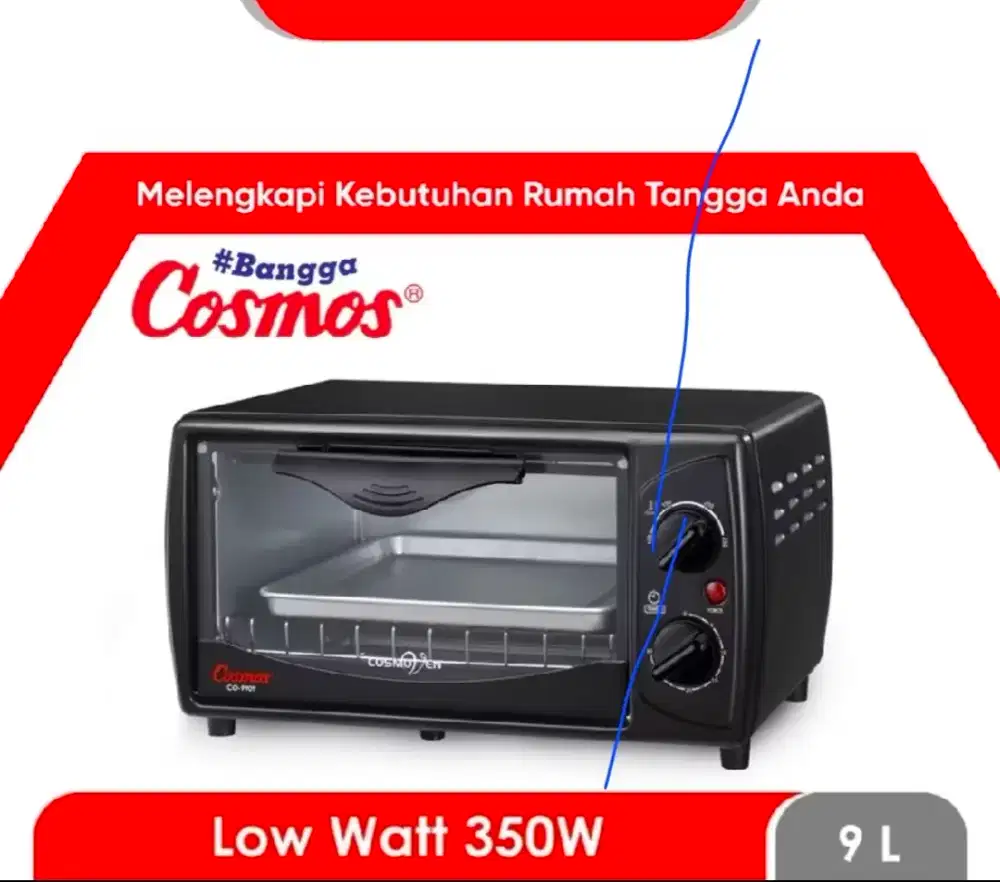Oven cosmos 9liter baru