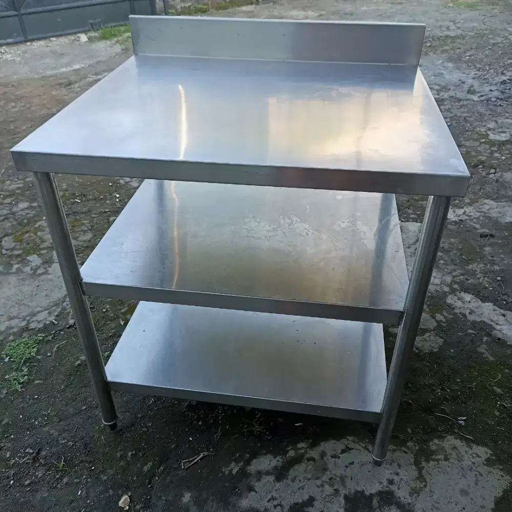 Meja stenlis susun 3