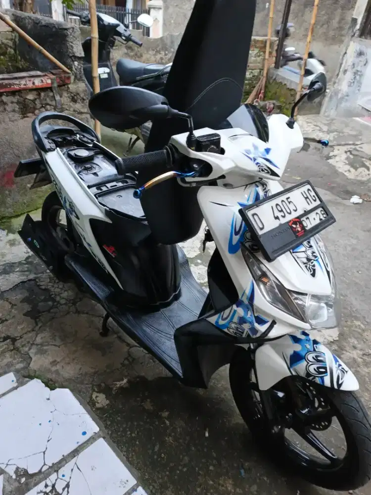 Jual Cepat Honda Beat Karbu 2008 Full modif AirBrus Harian