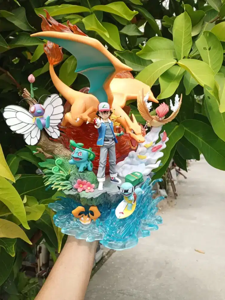 Figure Statue Pokemon 4 Element Set