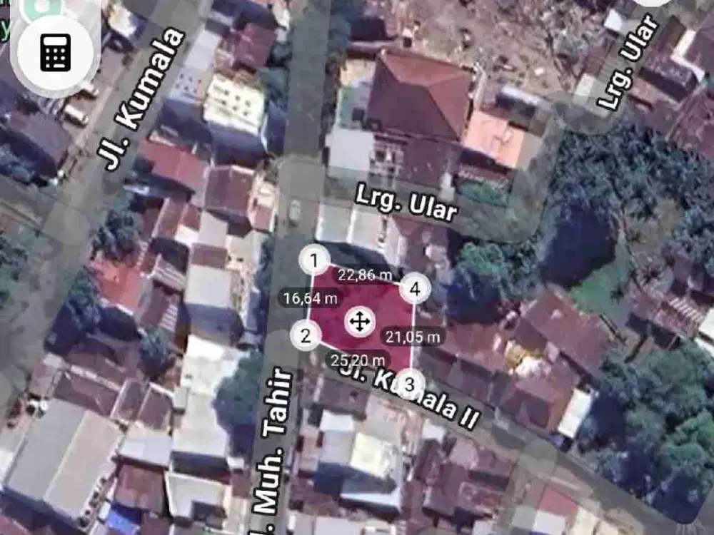 Di jual Tanah Poros  Jl Muh Tahir 388m2