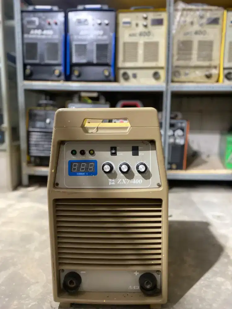 MESIN LAS BEKAS MMA 400A TIME ZX7 3 PHASE SECOND STIK INVERTER IGBT DC