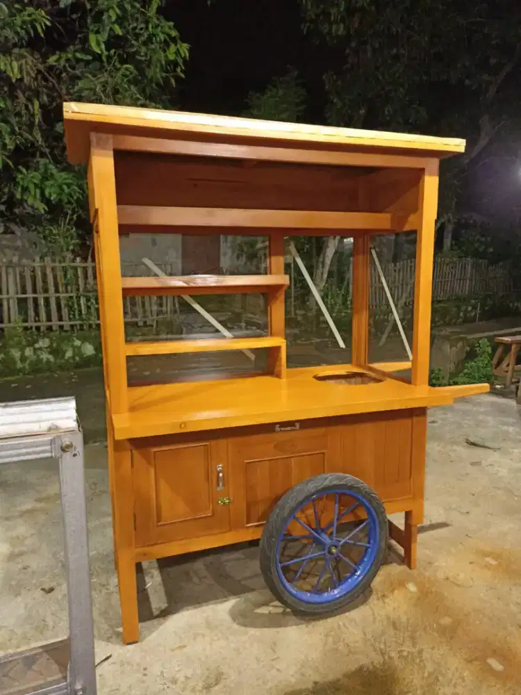 Jual Gerobak Angkringan, Bakso, Mie Ayam, Bubur, Sate, Soto, Pecel dll